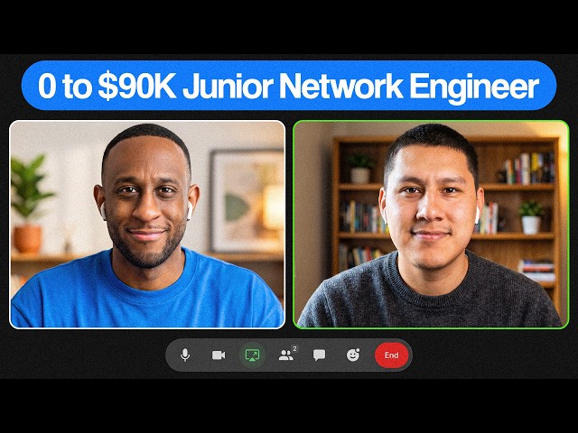 How Azirel landed his dream junior network engineer position making 90k!