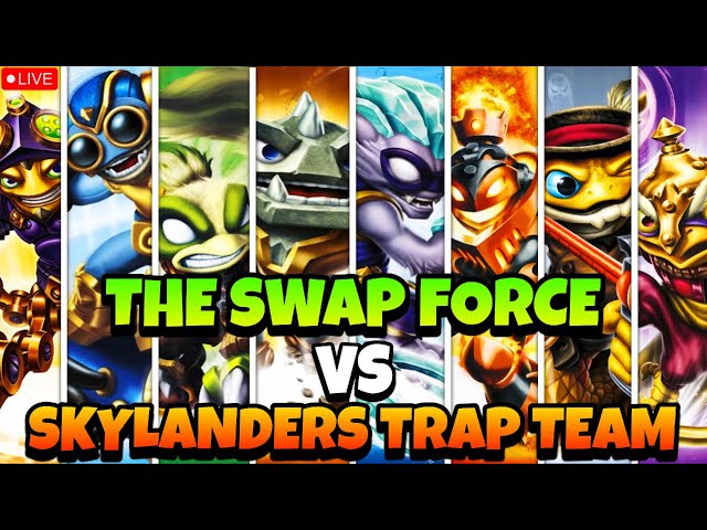 Can The SWAP FORCE Beat Skylanders TRAP TEAM?! (LIVE)