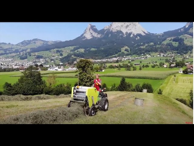 Presse à balles CAEB sur porte-outils Rapid