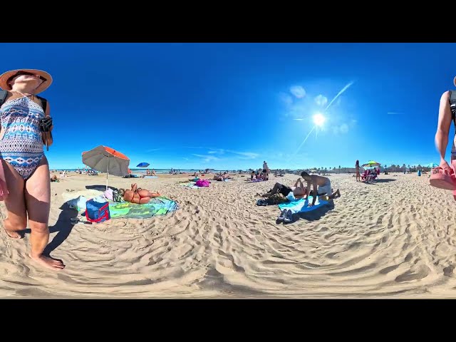 🏖️ A Real Day on the Spanish Coast | Sea of Sand 360 | 8K 60FPS Walk(2026)