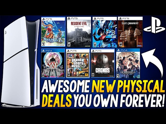 Absolutely Awesome NEW PHYSICAL PlayStation Game Deals YOU OWN FOREVER!