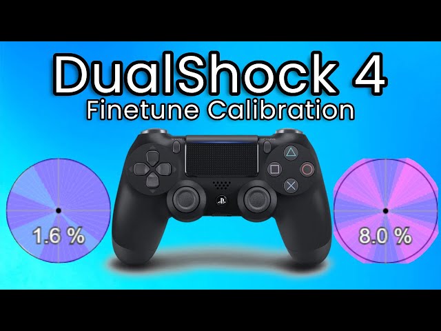 How To Finetune PS4 Controller | Manipulating Range Calibration with DualShock Tools GUI