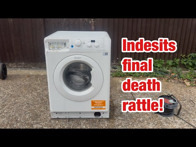 Indesit Innex BWD71453 washing machine || Indesits final death rattle! Washing Machine Destruction