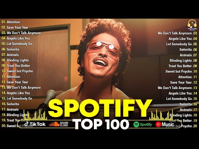Ed Sheeran, Bruno Mars, Coldplay, Adele, Maroon 5, The Weeknd, Lady Gaga,  Dua Lipa 🍂 Pop Music 2026