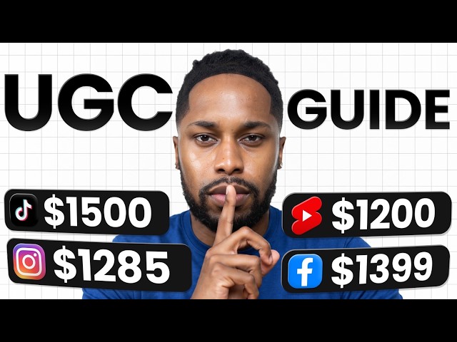 How To Start UGC Content Creation In 2026 (Get Paid To Make Videos)