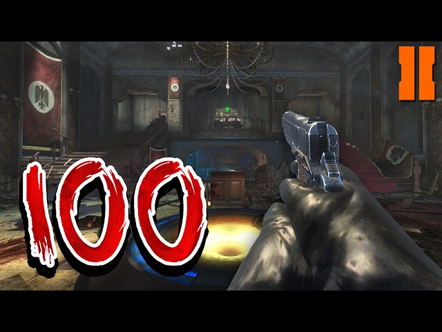 Starting on Round 100 Black Ops 2 — Kino der Toten