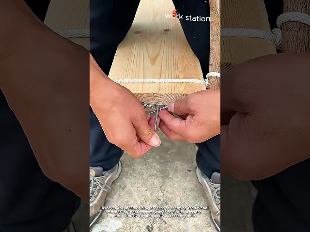 Innovative Wooden Plank Repair Method #worker #process #diy #woodworking #repair