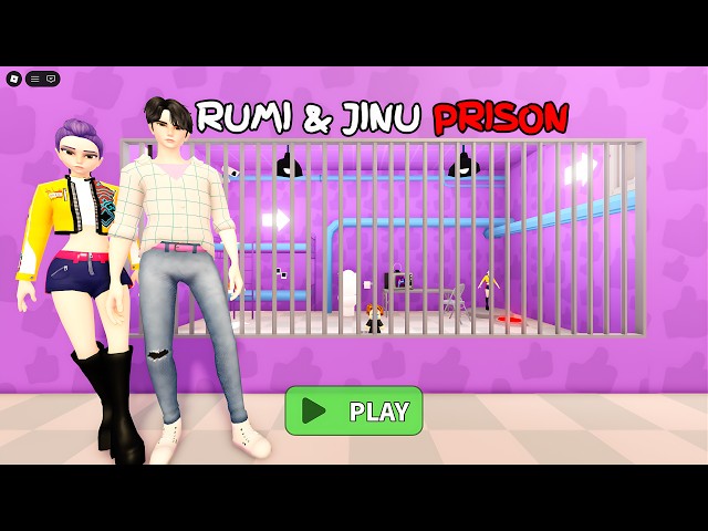RUMI & JINU PRISON RUN! OBBY Roblox Gameplay Walkthrough