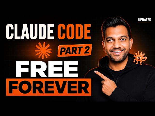 How to Use Claude Code 100% FREE Forever (Part 2) : Official Method + Easy Setup (2026)