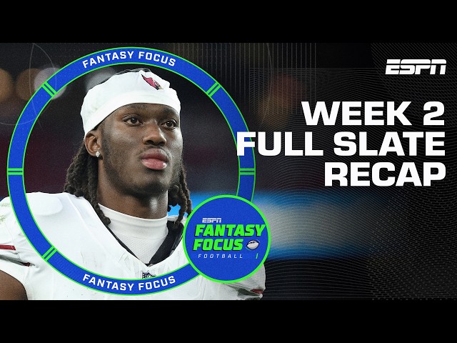The BIGGEST Storylines After Week 2 in the NFL | Fantasy Focus