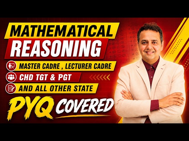 Mathematical Reasoning Previous Year Questions | All Teaching Exams Maths | by Chetan Sir