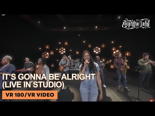 Acantha Lang – It’s Gonna Be Alright (Official Live in Studio Session | VR180 | VR)