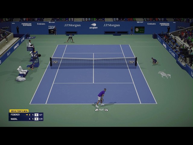 TIEBREAK - GRAND SLAM EDITION Federer Vs Nadal Tweener & Pass