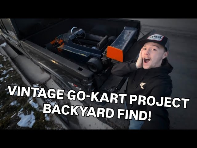 $100 VINTAGE GO-KART PROJECT BACKYARD FIND!