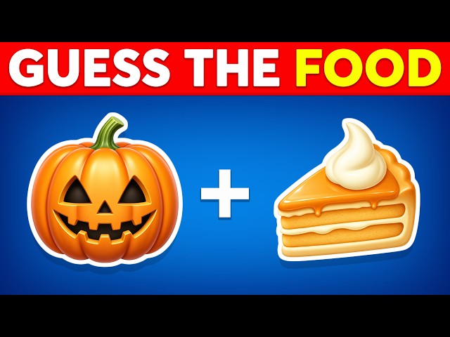 Guess The Food By Emoji Challenge 🍔🍹 (Food & Drink Edition)