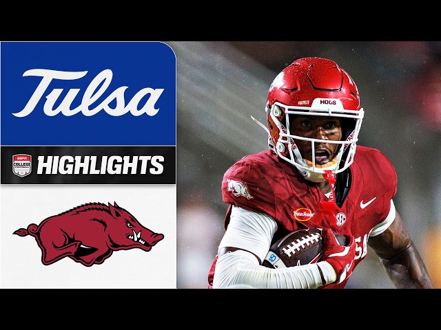 Tulsa Golden Hurricane vs. Arkansas Razorbacks | Full Game Highlights | ESPN College Football