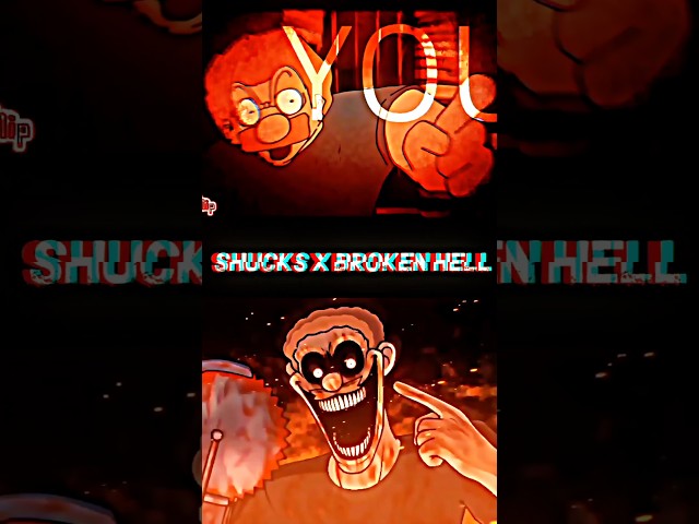 🎶SHUCKS X BROKEN HELL | FNF VIDEO X ANIMATION🎤#shorts