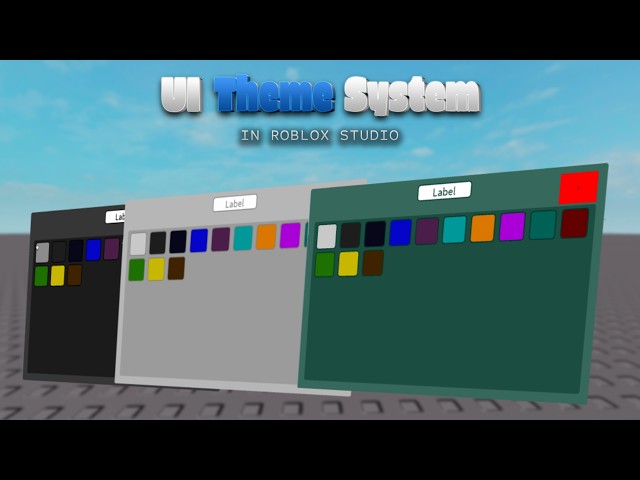 How to Make a UI Theme System in Roblox Studio
