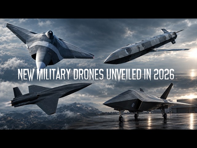 List of All new Combat Drones Unveiled/Launched this year in 2026