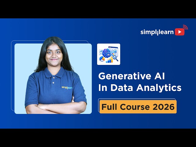 Data Analytics with AI Full Course | Data Analytics with AI Tutorial 2026 | Simplilearn