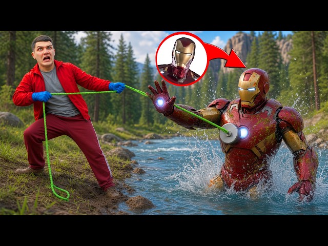We Found IRON MAN Underwater While Magnet Fishing! Tony Stark CRASHED!