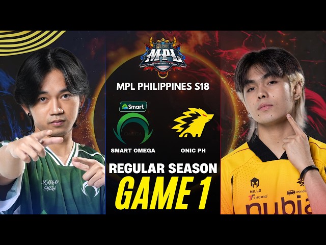 [GAME 1] SMART OMEGA vs ONIC PH MPL PH S18 REGULAR SEASON | OMG vs ONIC