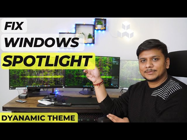 Windows 11 #Spotlight  Fix : Wallpaper not changing fix using Dynamic theme