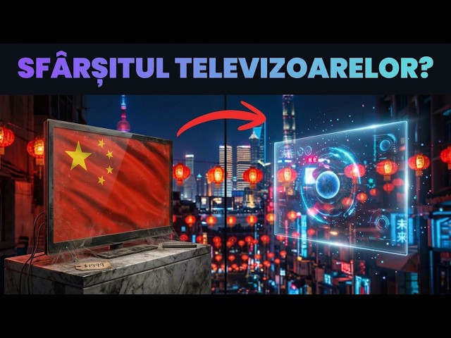 Cea mai recentă inovație din China care ar putea înlocui ecranele pentru totdeauna.