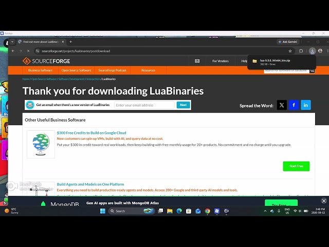 How to download Lua on Windows11 1