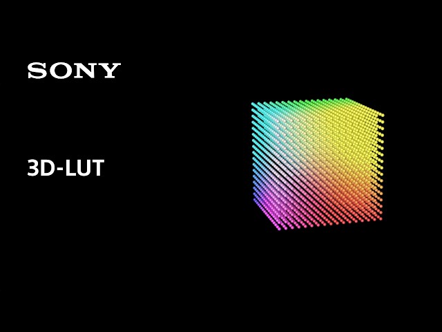 3D-LUT | Live System Cameras | Sony