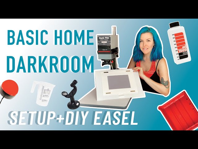 Basic Home Darkroom: Setup + DIY Printing Easel Tutorial