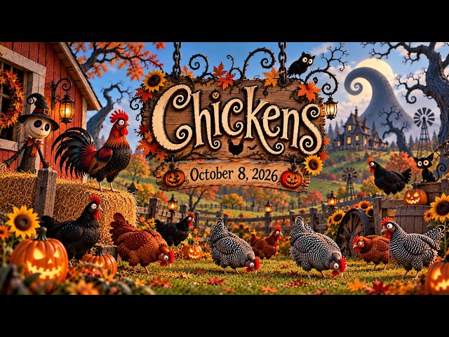 Free-Range Chickens! 10/8/2026#freerangechickenfarming!