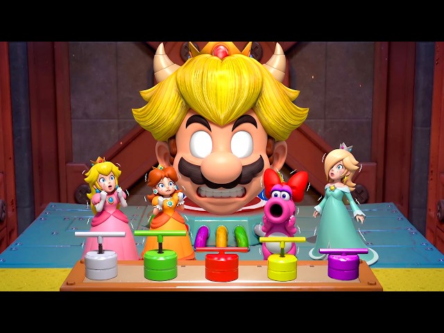 Mario Party Switch – All Survival Minigames | Peach Vs Daisy Vs Rosalina Vs Birdo 4K (UHD)