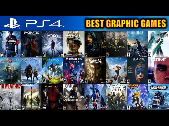 Top 55 Best Graphic PS4 Games You Must Play Before You Die