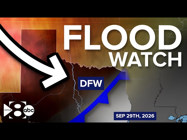 Flood Watch Issued Ahead of Heavy Rain Later This Week | DFW Weather Update