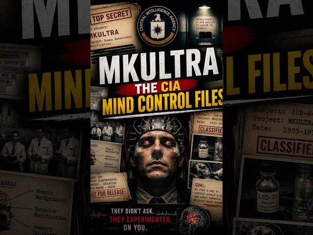 MKULTRA: The CIA Mind Control Files 🧠 #cia #ciafiles #coldwar #declassified #governmentsecrets