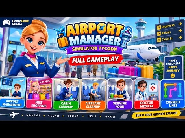 ✈️ Airport Manager Simulator Tycoon – Full Gameplay!