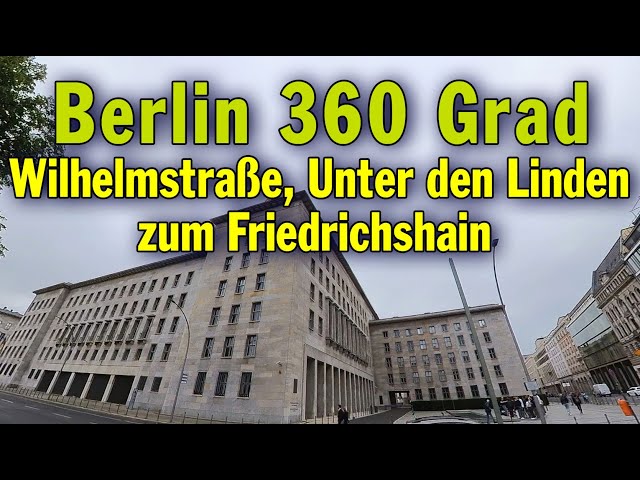 Berlin 360 Grad: Mit dem Fahrrad von der Wilhelmstraße, Unter den Linden zum Friedrichshain
