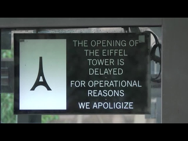 Eiffel Tower closed as staff protest request to hide female workers