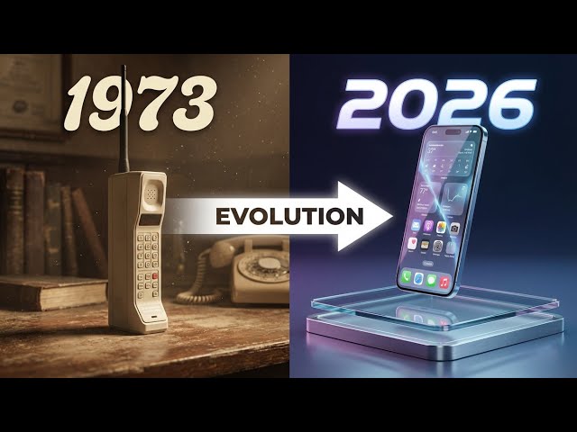 Evolution of Mobile Phones: From Brick to Hologram (1973-2026)
