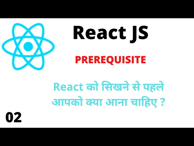 Prerequisite For Learning React | What should you know before learning React js | React js tutorial