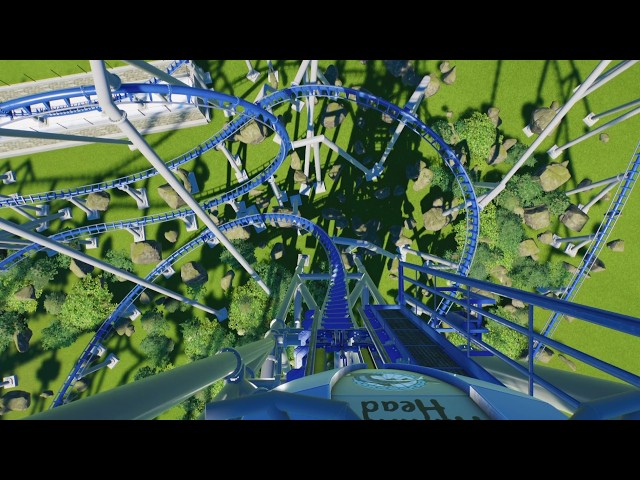 Hammerhead Vekoma Tilt Coaster Onride Planet Coaster 2 (made by AutismPotato) [POV]