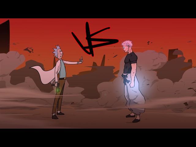Rick Vs Gojo ( Full Animation) | Fan Animation.