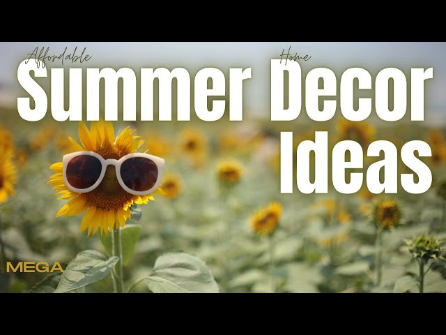 SUMMER Decor Crafts to Try For A Ray Of SUNSHINE In Your HOME