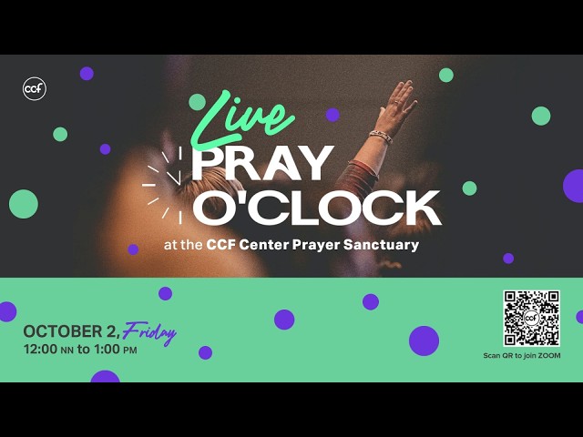 Live Pray o'Clock (October 2, 2026)