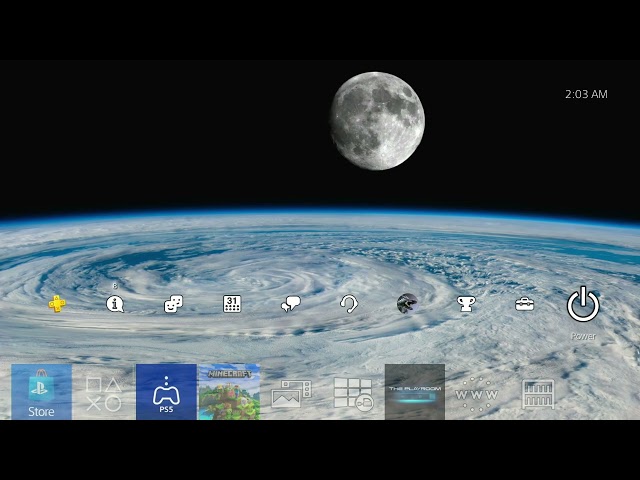 4K Hurricane from Orbit Dynamic Theme PS4