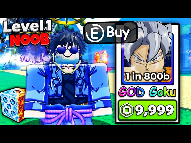Starting as Noob with GOD Unit in Anime Dice Roblox!