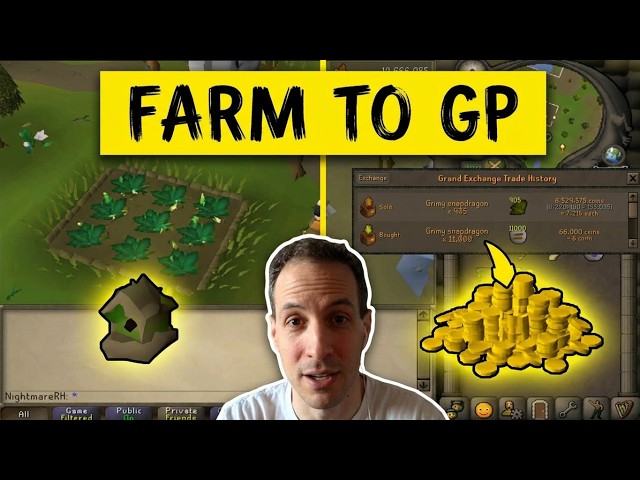 Snapdragons SOLD! Making OSRS GP Is Easy!