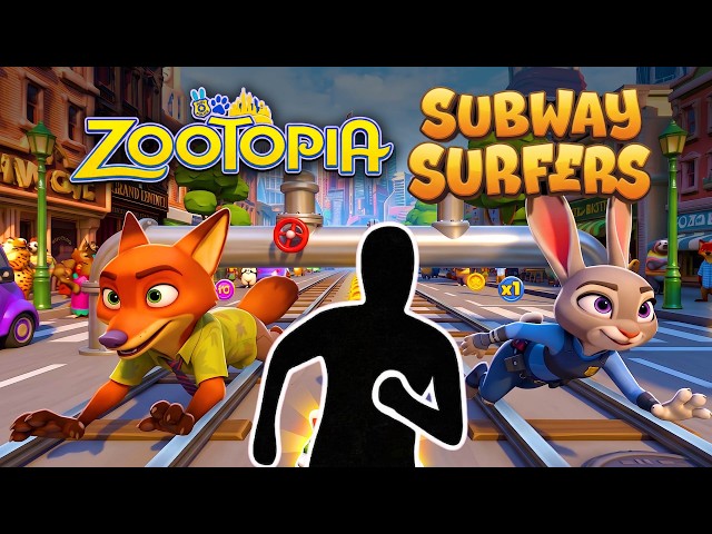 Immersive Interactive Warm Up丨Zootopia × Subway Surfers丨Run with Judy & Nick丨New Maps丨New Moves #27