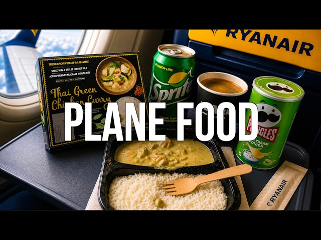 How Much Does RYANAIR Food Actually Cost? ✈️💰 Germany🇩🇪 → UK🇬🇧